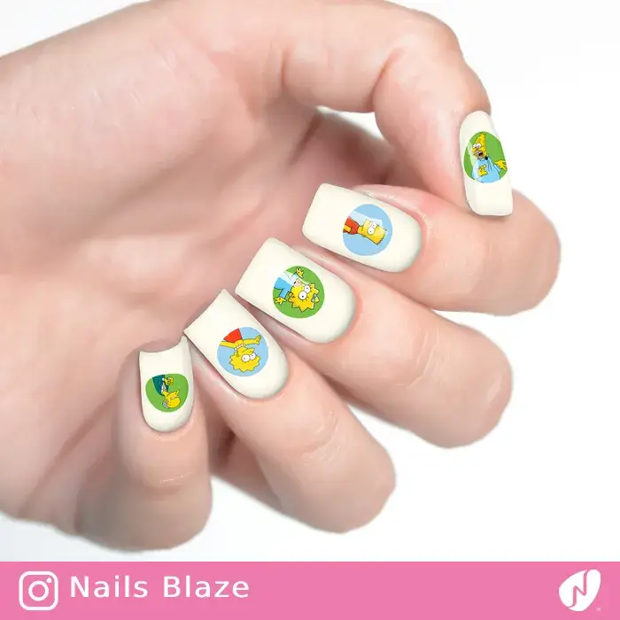 The Simpsons | Cartoon Nails - NB97